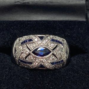 Le Vian Sapphire and Diamond Ring